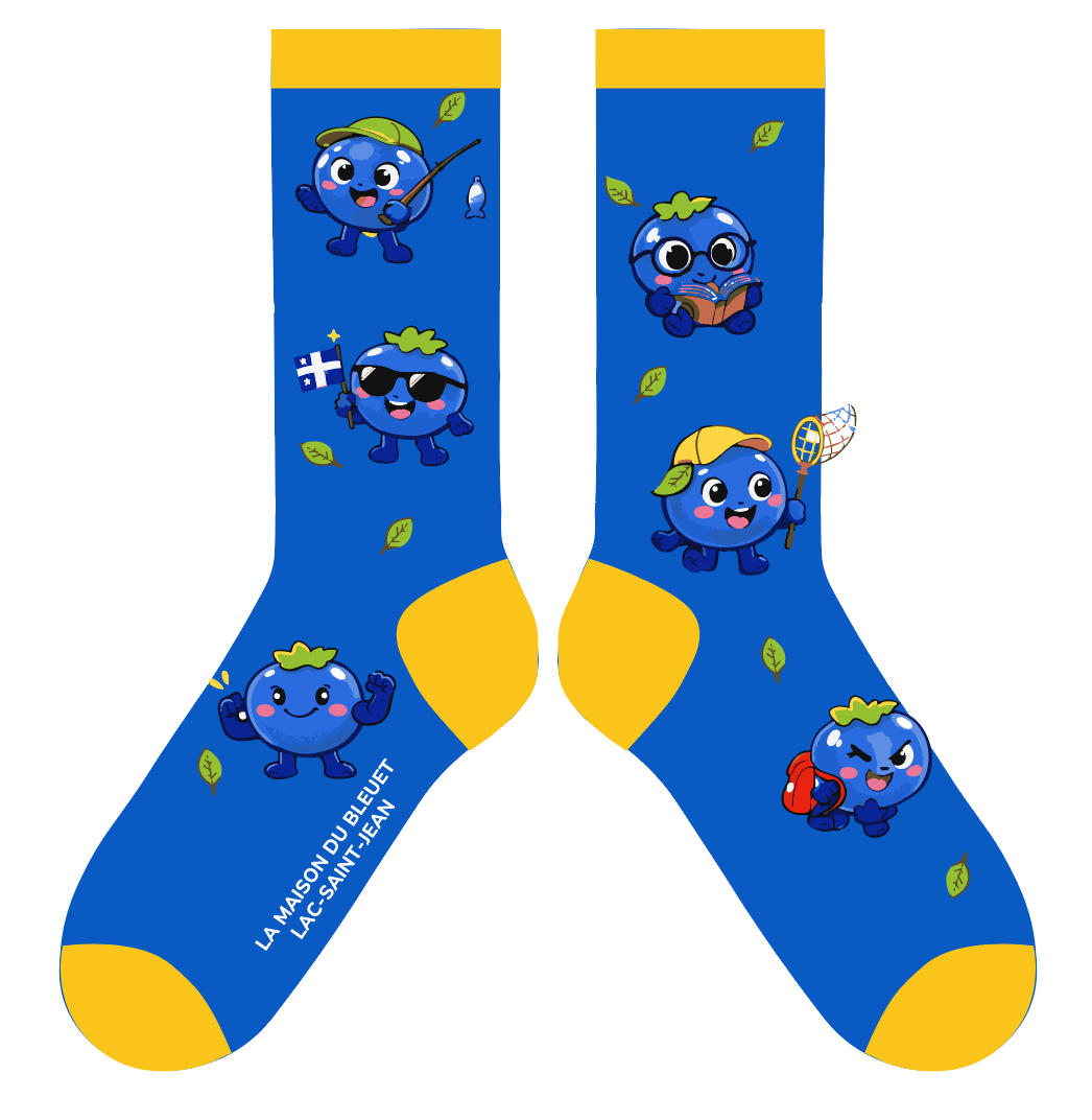 Chaussettes pour enfants Mini bleuet