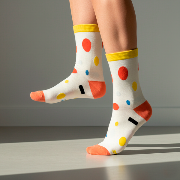 Chaussettes graphiques Dot Dash de KNDZ