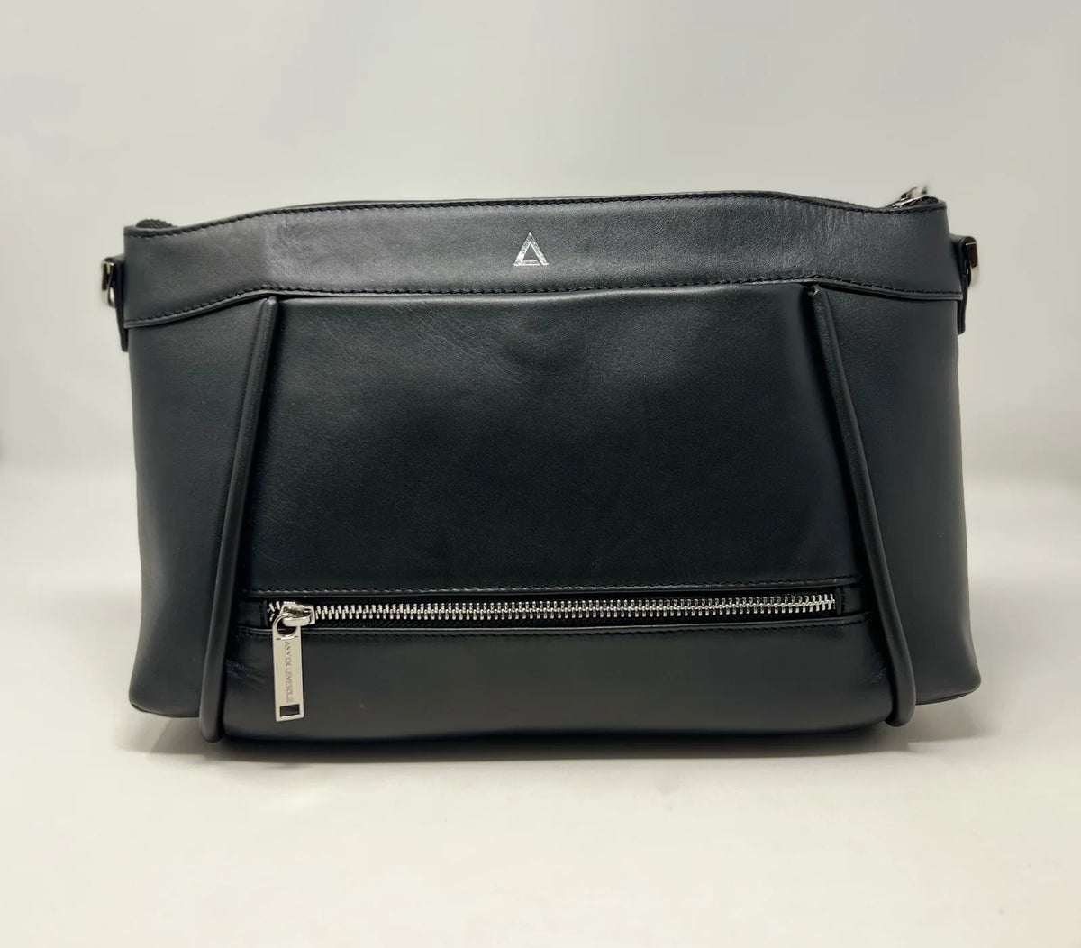 Sac à main Elena en cuir noir – autre vue