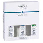 Trio de recharges pour lampe Berger – Fraîcheur – 3 × 250 ml – Maison Berger