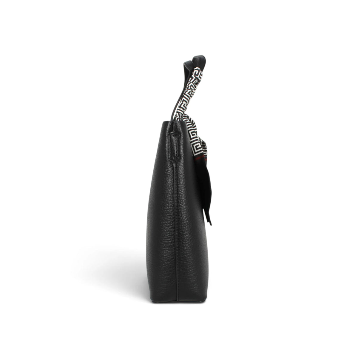 Sac cabas noir, vue de profil