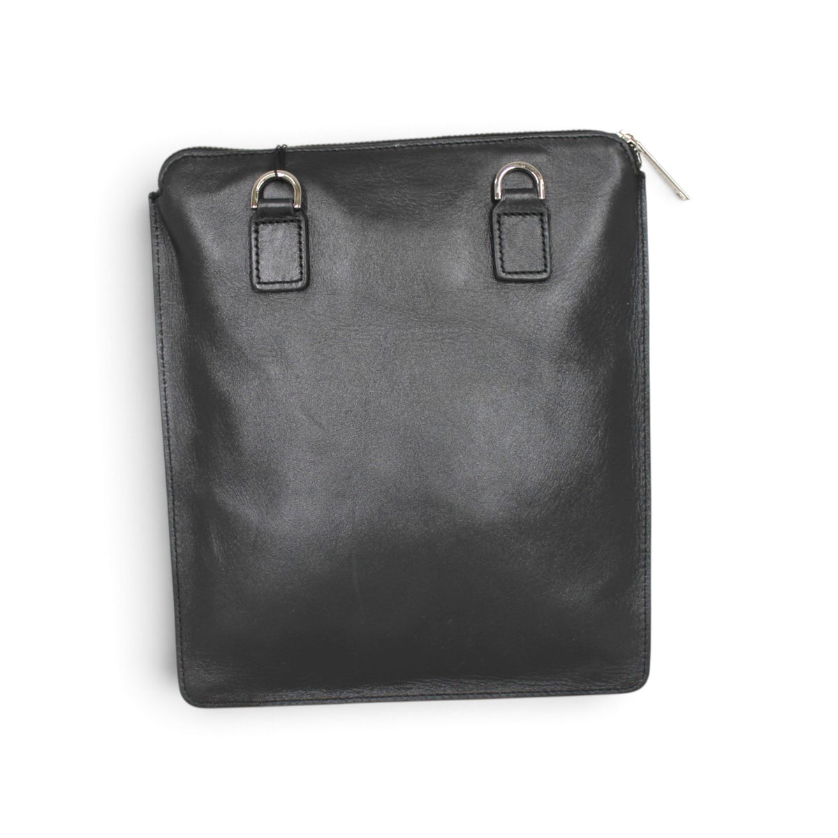 Sac à bandoulière Stella en cuir noir – autre vue