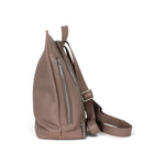 Sac à dos Lore en cuir taupe – autre vue