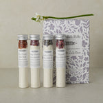 Coffret de quatre tubes de produits pour le bain Dot & Lil