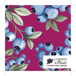 Linge de nettoyage en microfibre à motif de bleuets