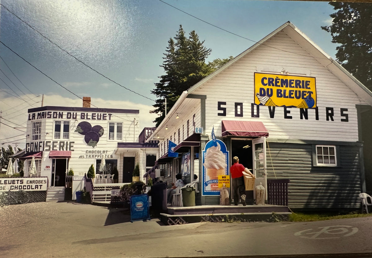 Ancienne boutique de souvenirs et crèmerie, souvenir de l’histoire de La Maison du Bleuet