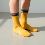 Chaussettes Mango Stripe à double revers de KNDZ