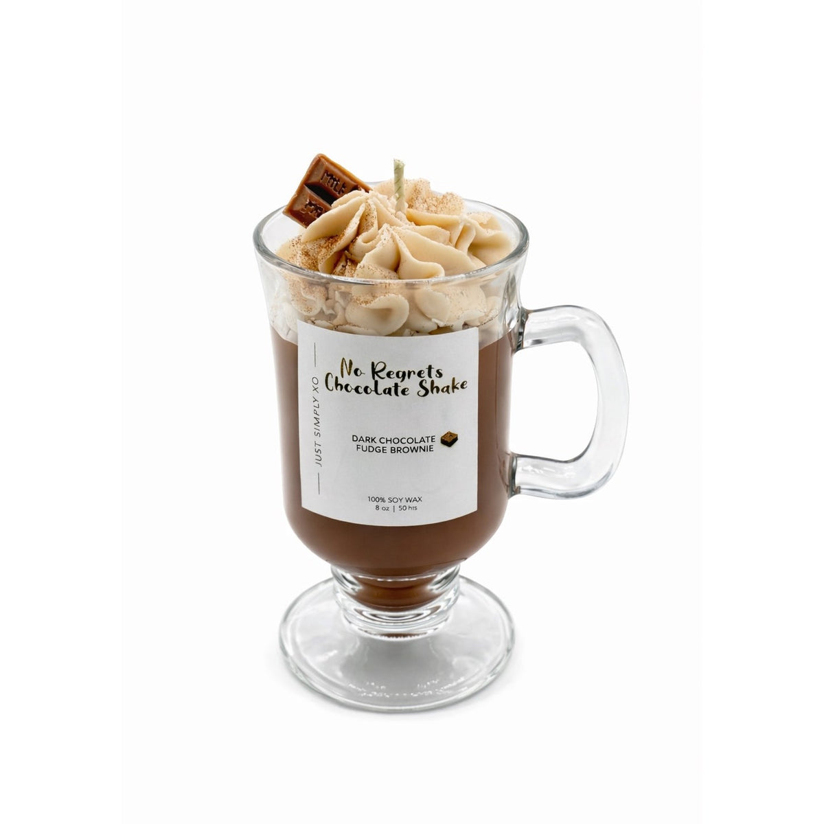 Bougie au soja No Regrets Milkshake au chocolat