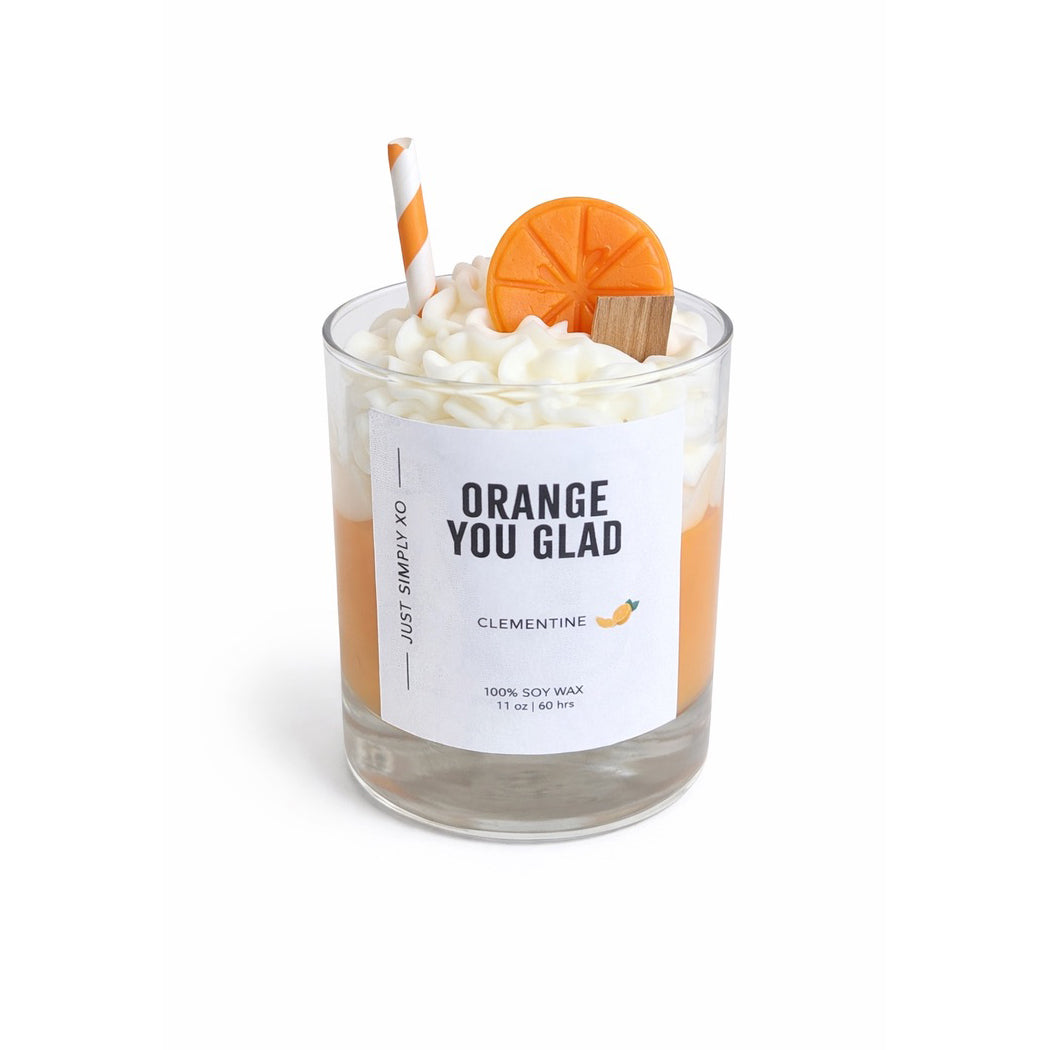 Bougie parfumée Orange You Glad en cire de soja
