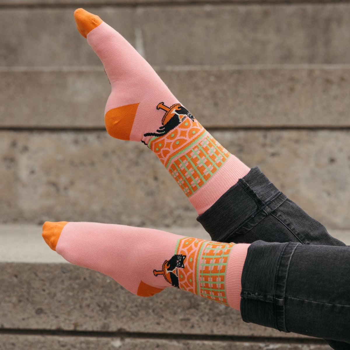 Chaussettes Cocktail Cats en coton Pima – Pokoloko
