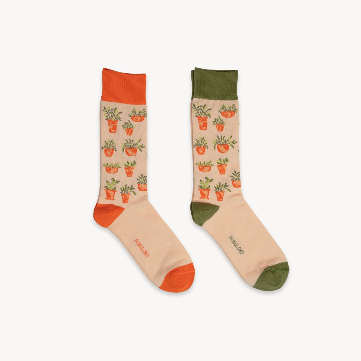Chaussettes Vie végétale en coton Pima – 2 paires – Pokoloko