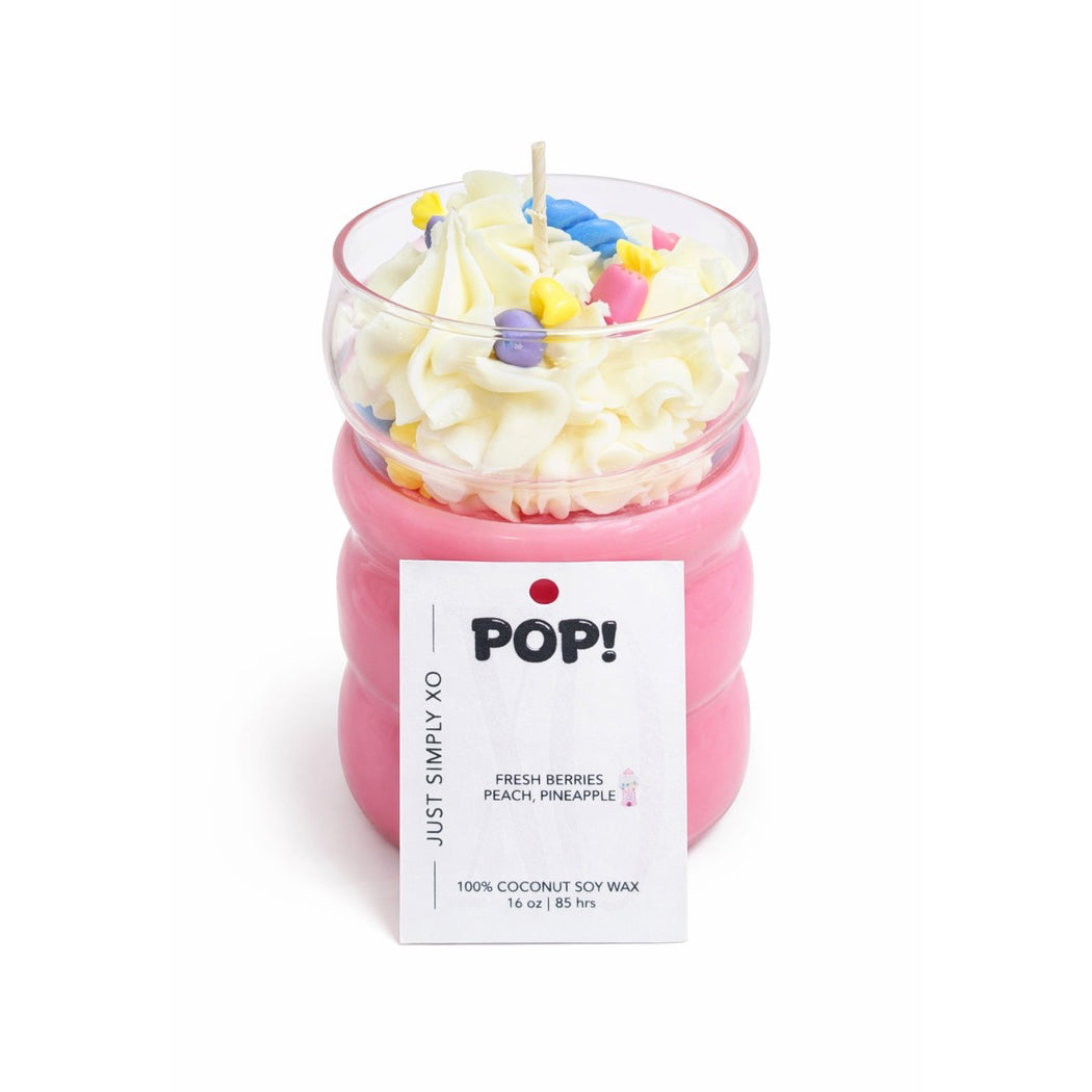 Bougie parfumée POP! Coco-Soja Mèche Coton