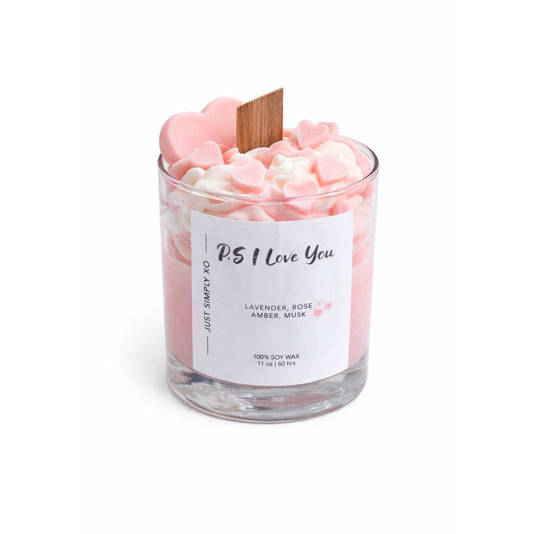 Bougie au soja P.S. I Love You | JSX-CND-032