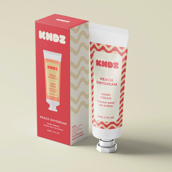 Crème à mains Peach Daydream de KNDZ
