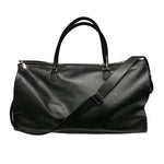 Sac de voyage Frederick en cuir noir – vue du modèle