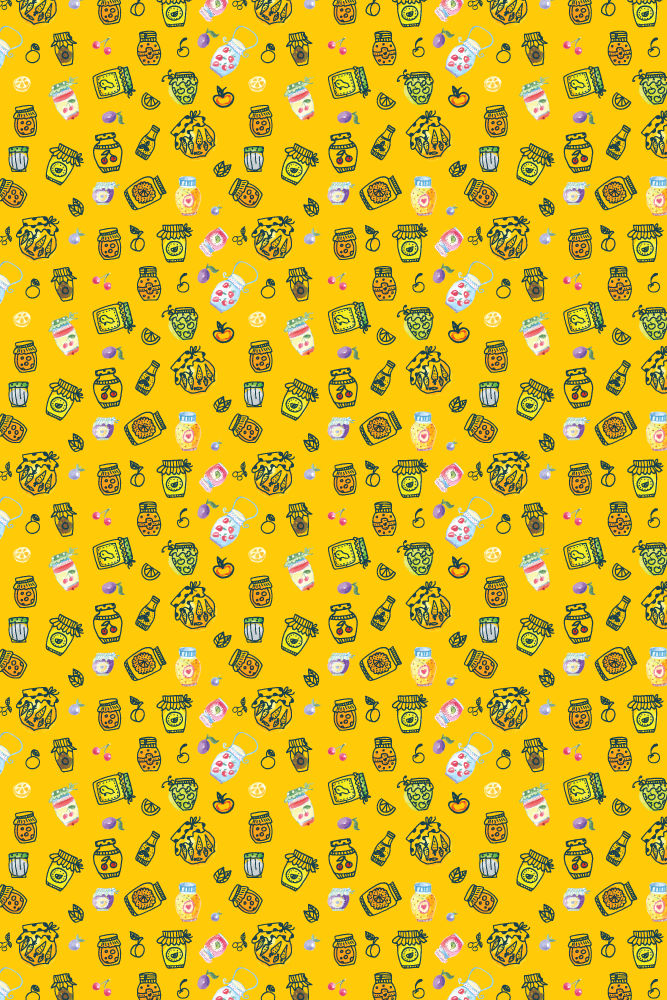 Serviette à vaisselle Jaune dos