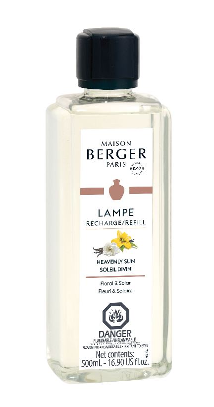 Recharge pour lampe Berger – Soleil divin – Maison Berger