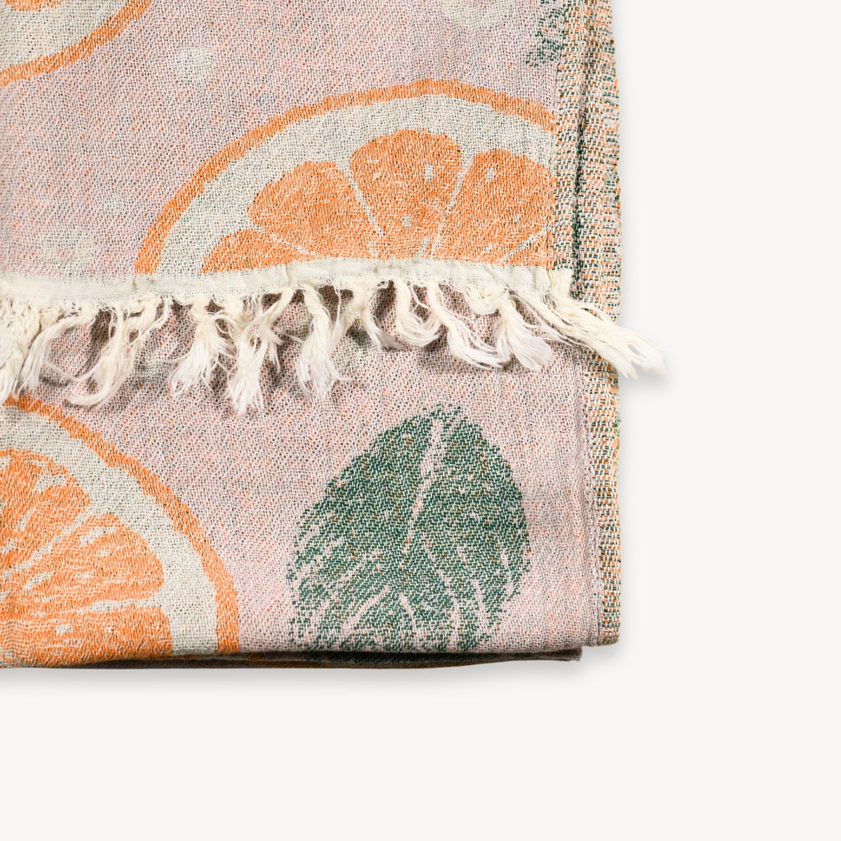 Serviette à mains – Oranges et feuilles – Pokoloko