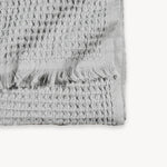 Serviette French Waffle – Gris soie – Pokoloko