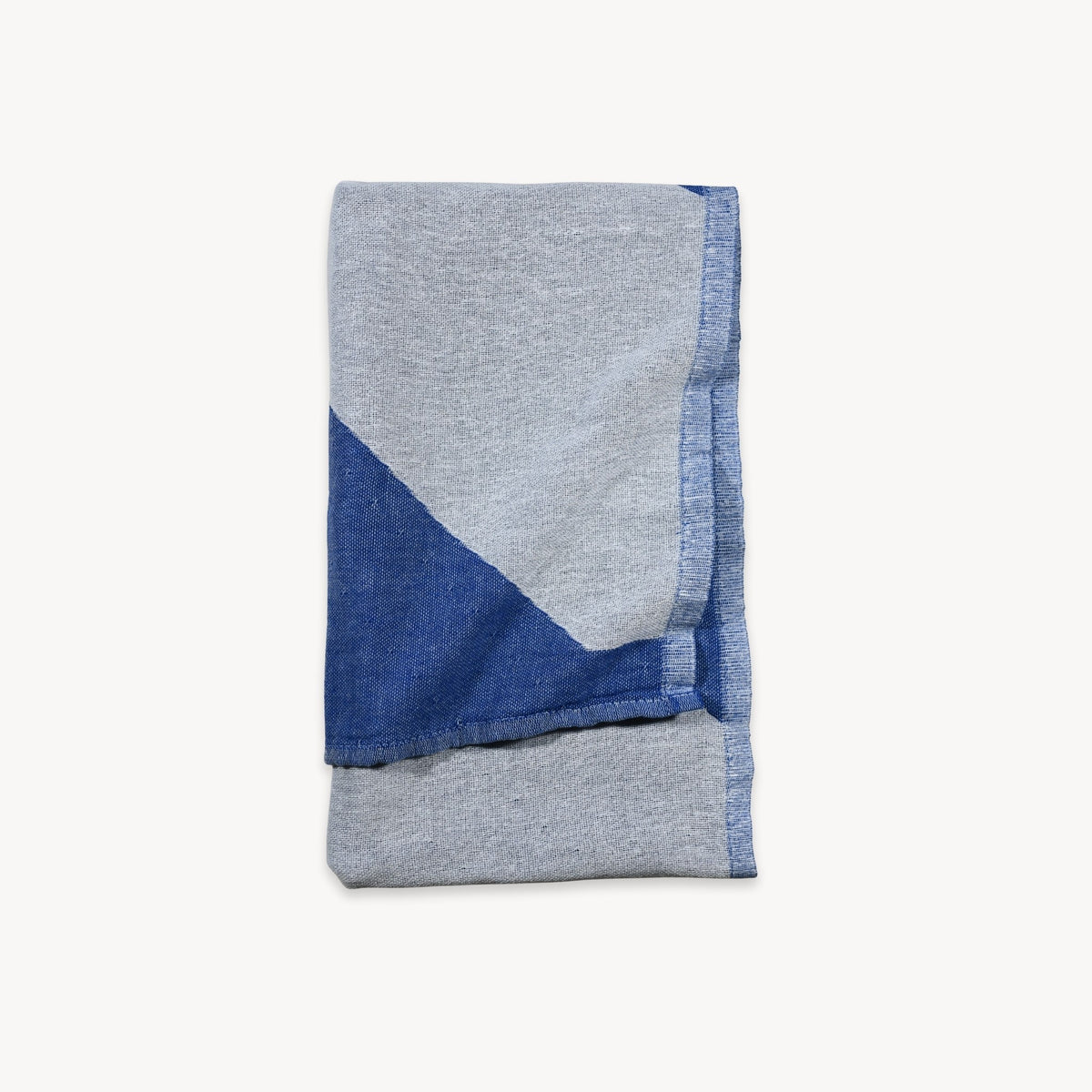 Serviette Diagonal – Bleu pierre – Pokoloko