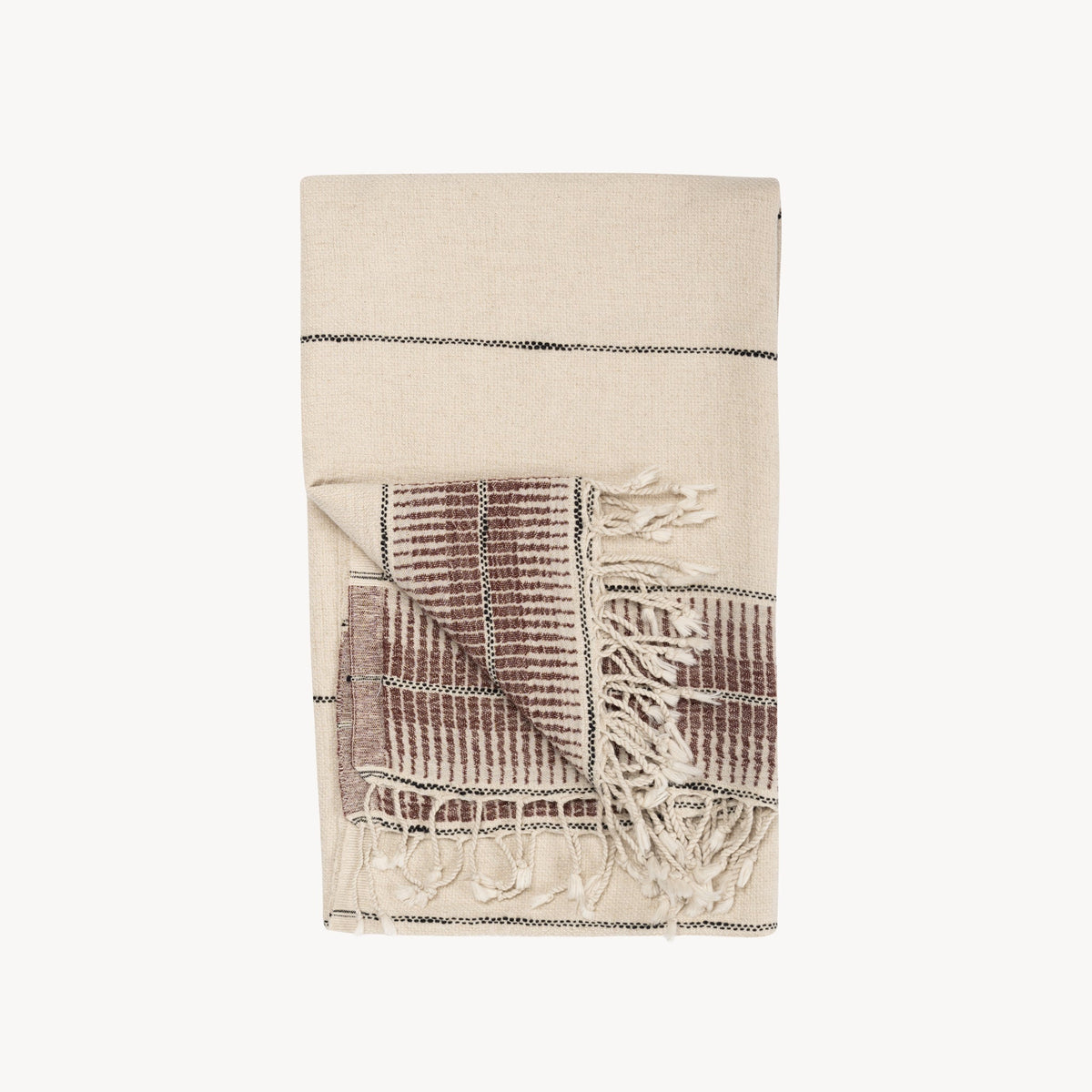Serviette Element en coton et lin – Fired – Pokoloko