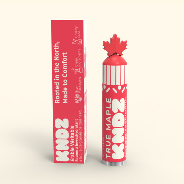 Baume à lèvres végan True Maple de KNDZ
