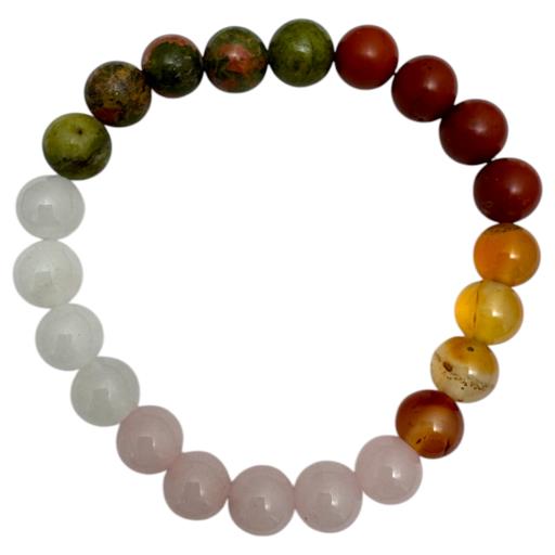 Bracelet de perles multicolores