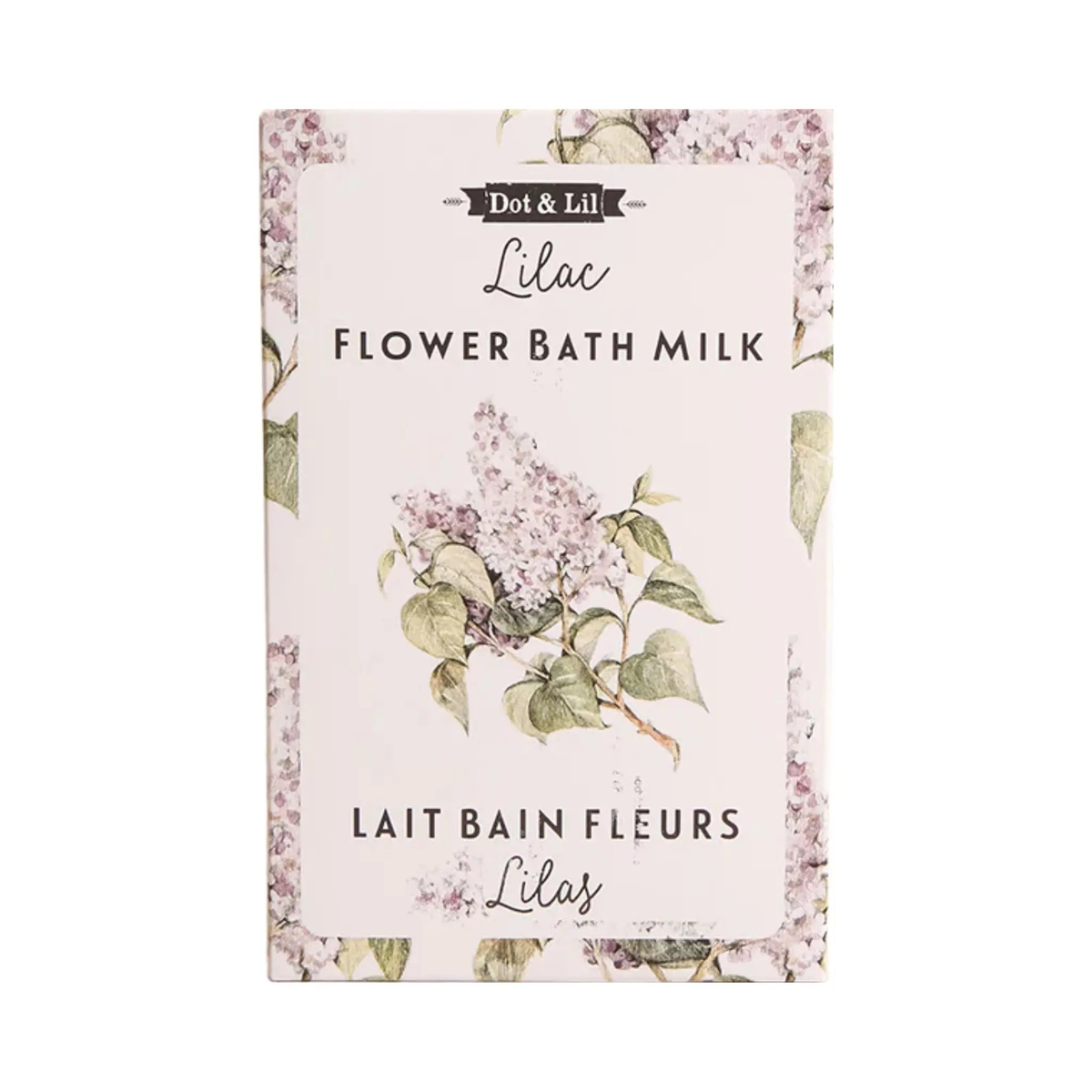 Sachet de lait de bain fleuri au lilas