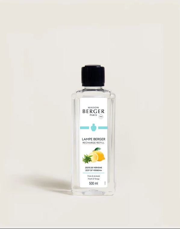 Recharge pour lampe Berger – Zeste de verveine – 500 ml – Maison Berger