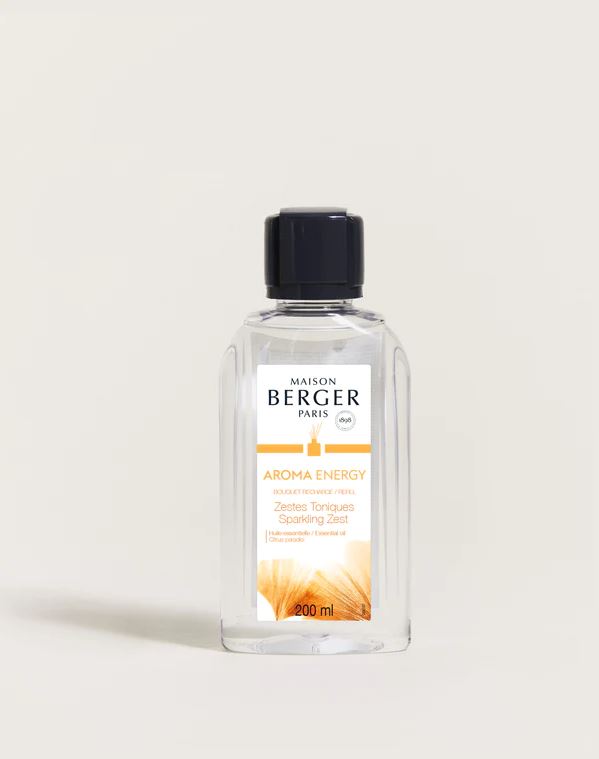 Recharge pour bouquet parfumé – Aroma Energy – Zestes toniques – Maison Berger