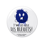 Aimant-décapsuleur J’me les gèle… Les bleuets, vue avant
