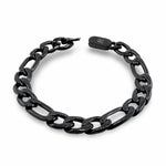 Bracelet Pilier noir AJ&co, détail des maillons et du fermoir