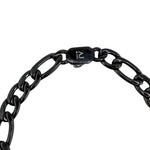 Détail du fermoir Quick Connect du collier Pilier noir AJ&co