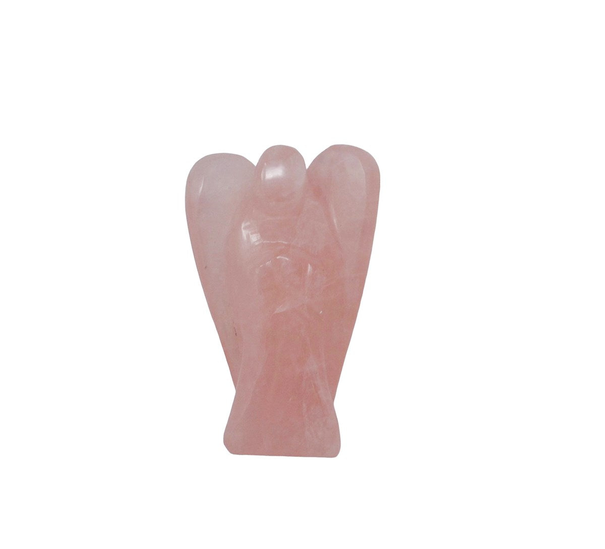 Ange décoratif en quartz rose