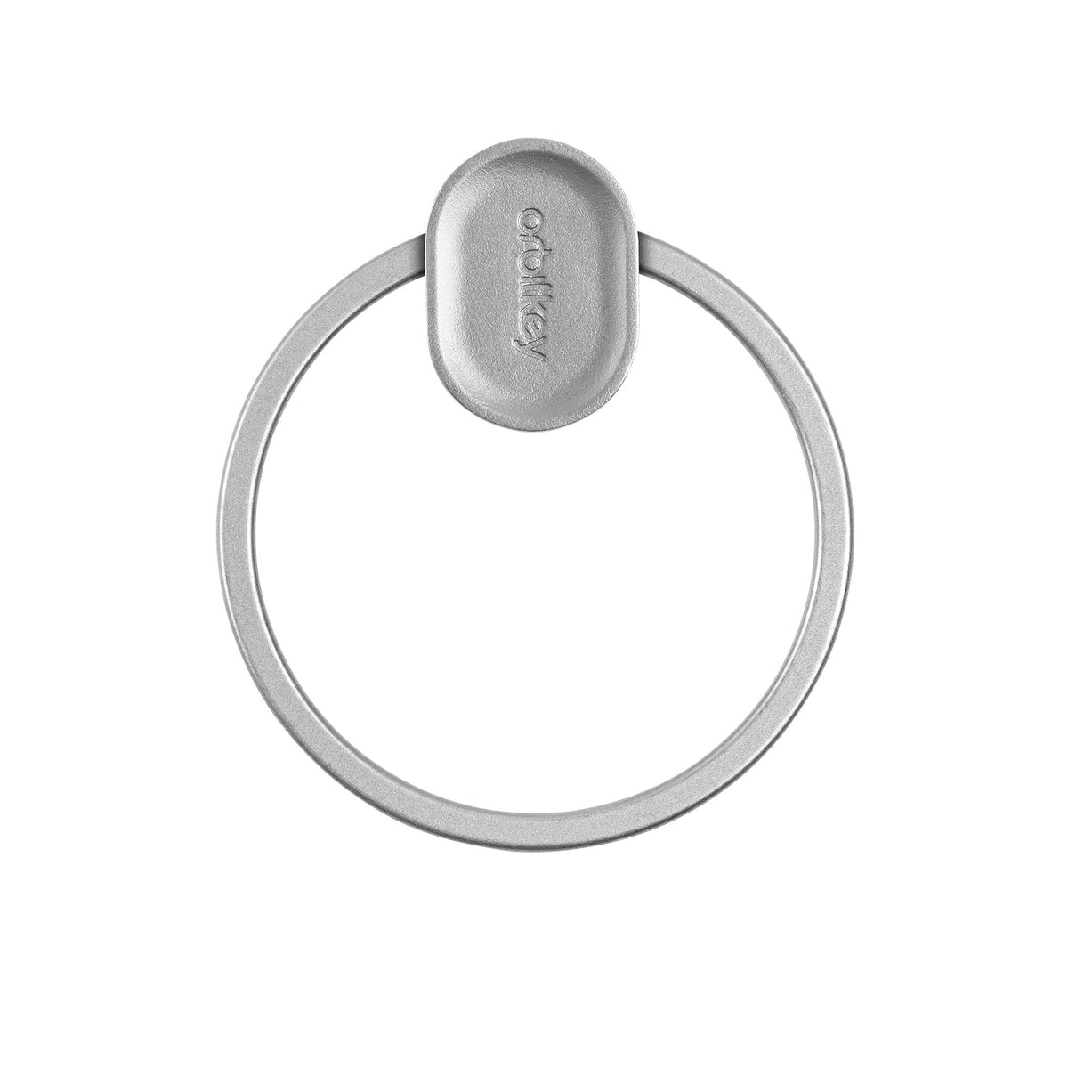 Anneau porte-clés à ouverture rapide Orbitkey Ring v2 — argenté — anneau fermé