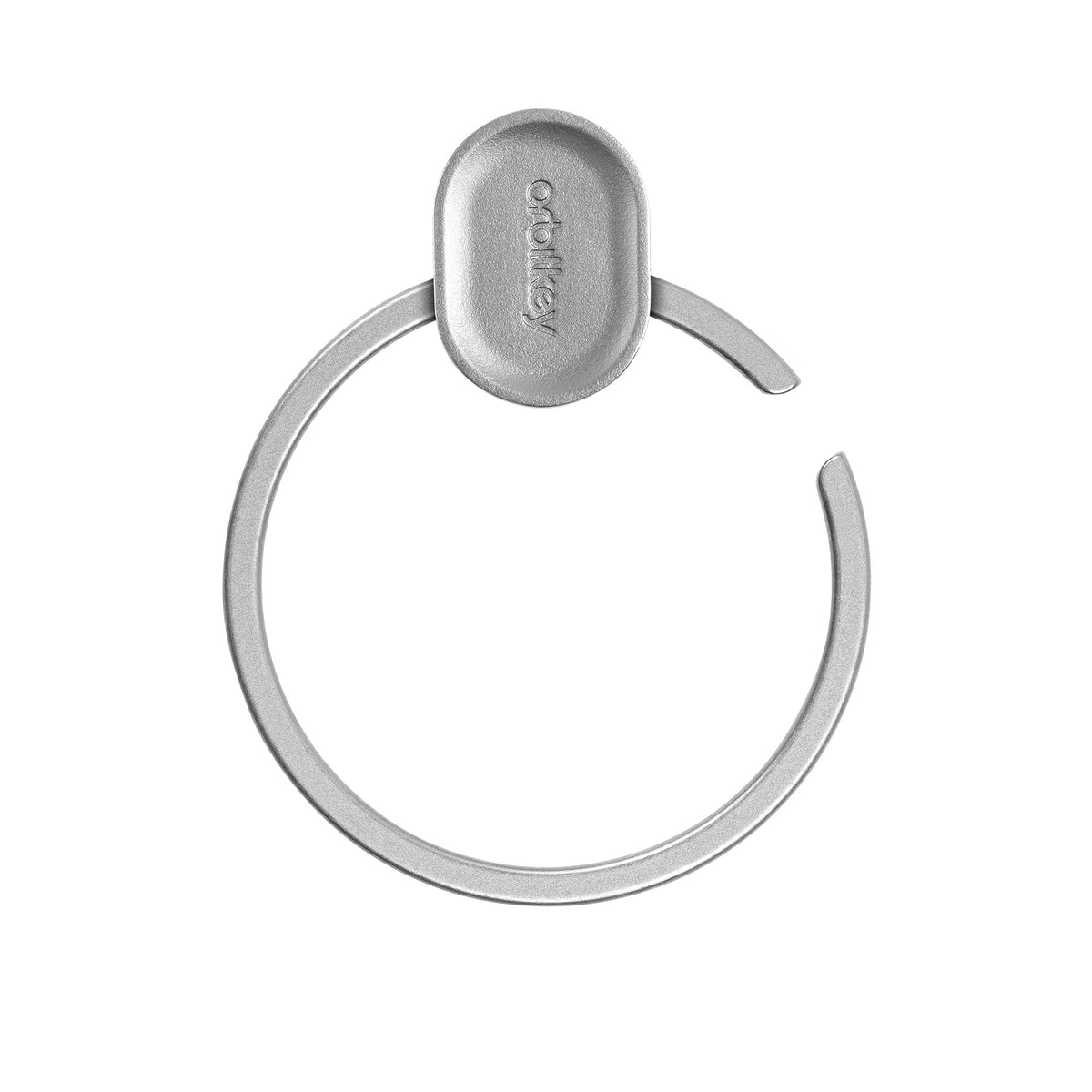 Anneau porte-clés à ouverture rapide Orbitkey Ring v2 — argenté — anneau ouvert