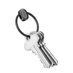 Anneau porte-clés à ouverture rapide Orbitkey Ring v2 — noir — anneau fermé