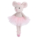 Antonia grise – Souris ballerine en peluche de Bukowski Bears