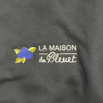 Coton ouaté unisexe à col rond – broderie visible à l'avant du coton ouaté Bleu Marine