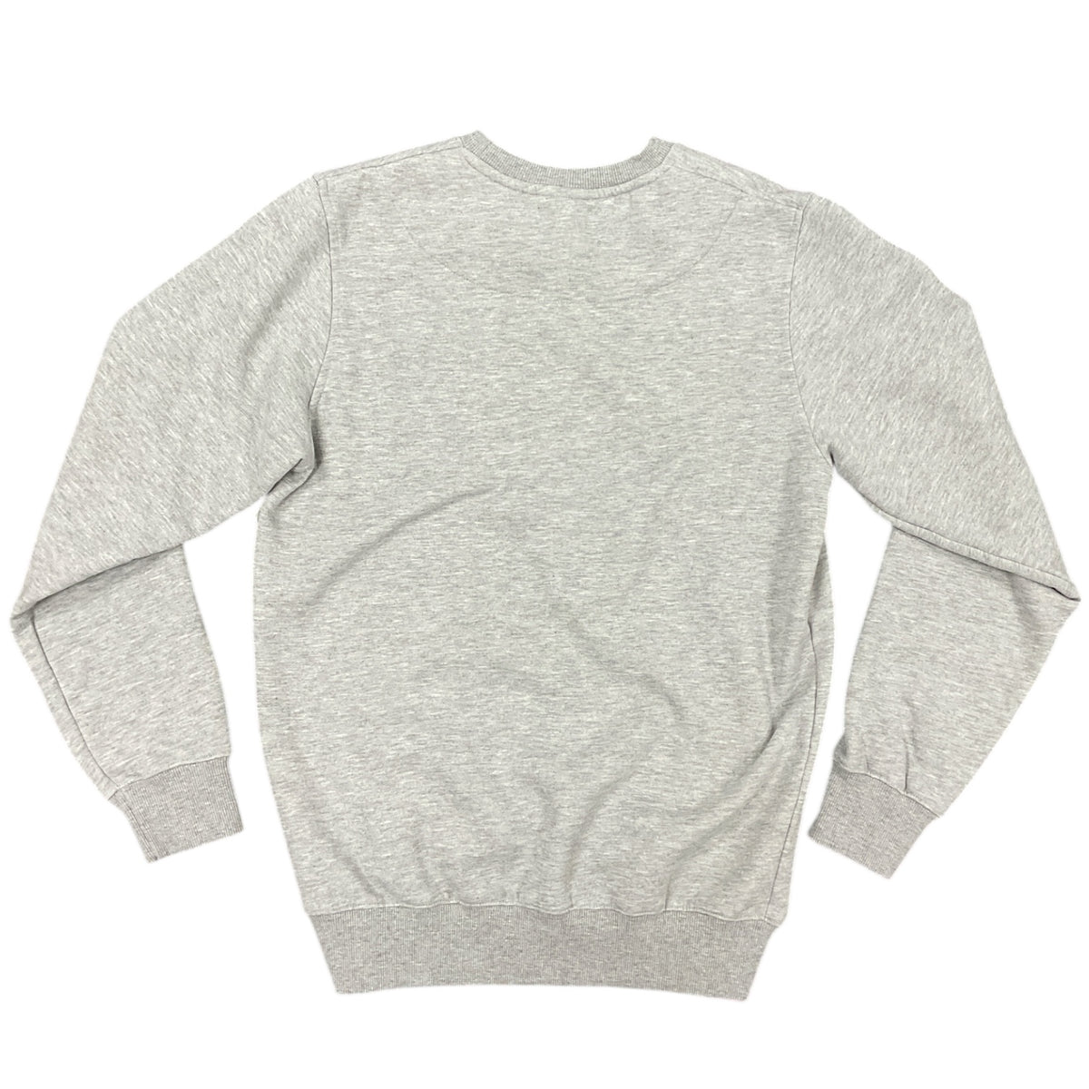 Coton ouaté unisexe à col rond – coton ouaté Gris vue de dos