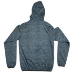 Coupe-vent texturé unisexe – coupe vent bleu royal vue de dos
