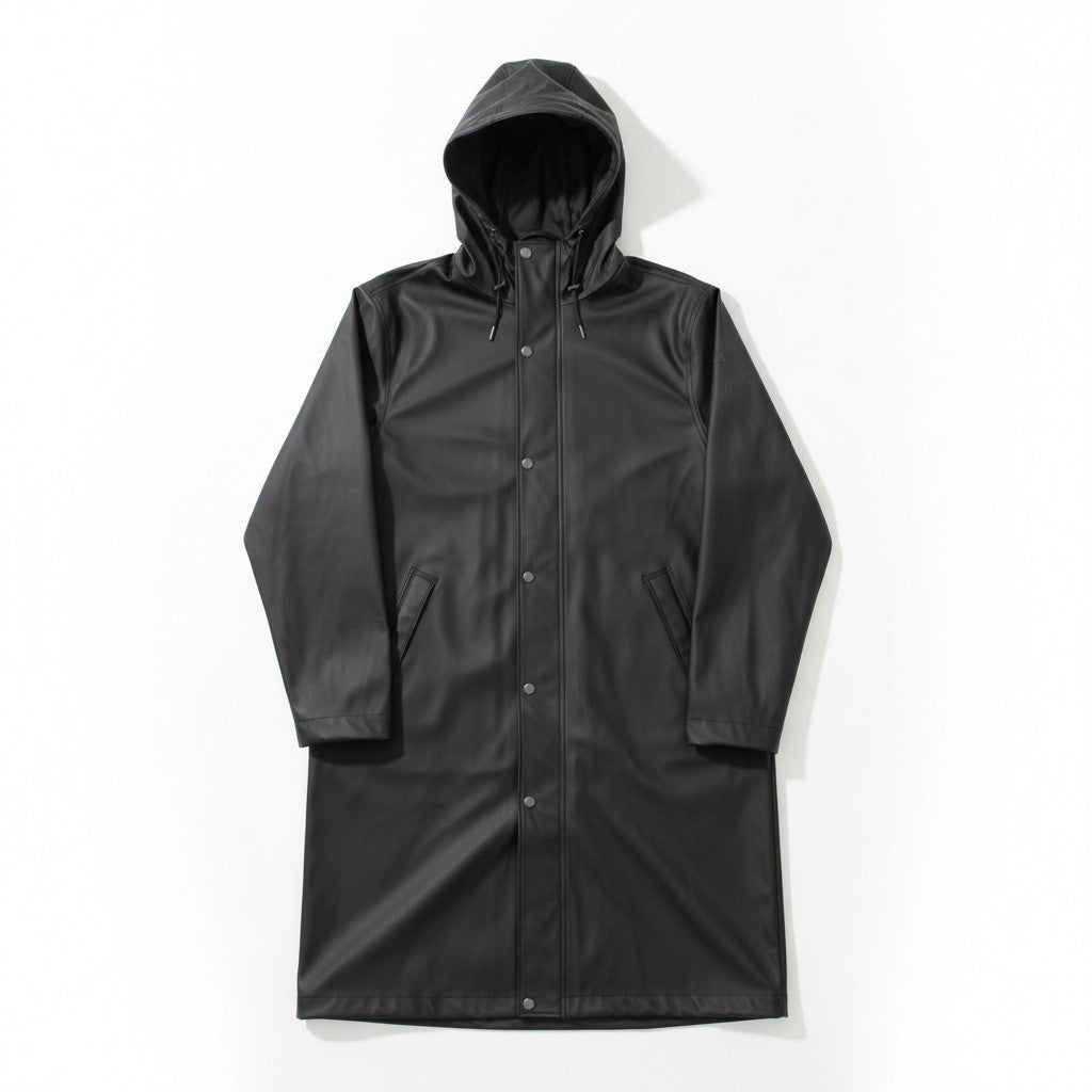 Imperméable long unisexe à capuchon Arseno – photo du produit 2