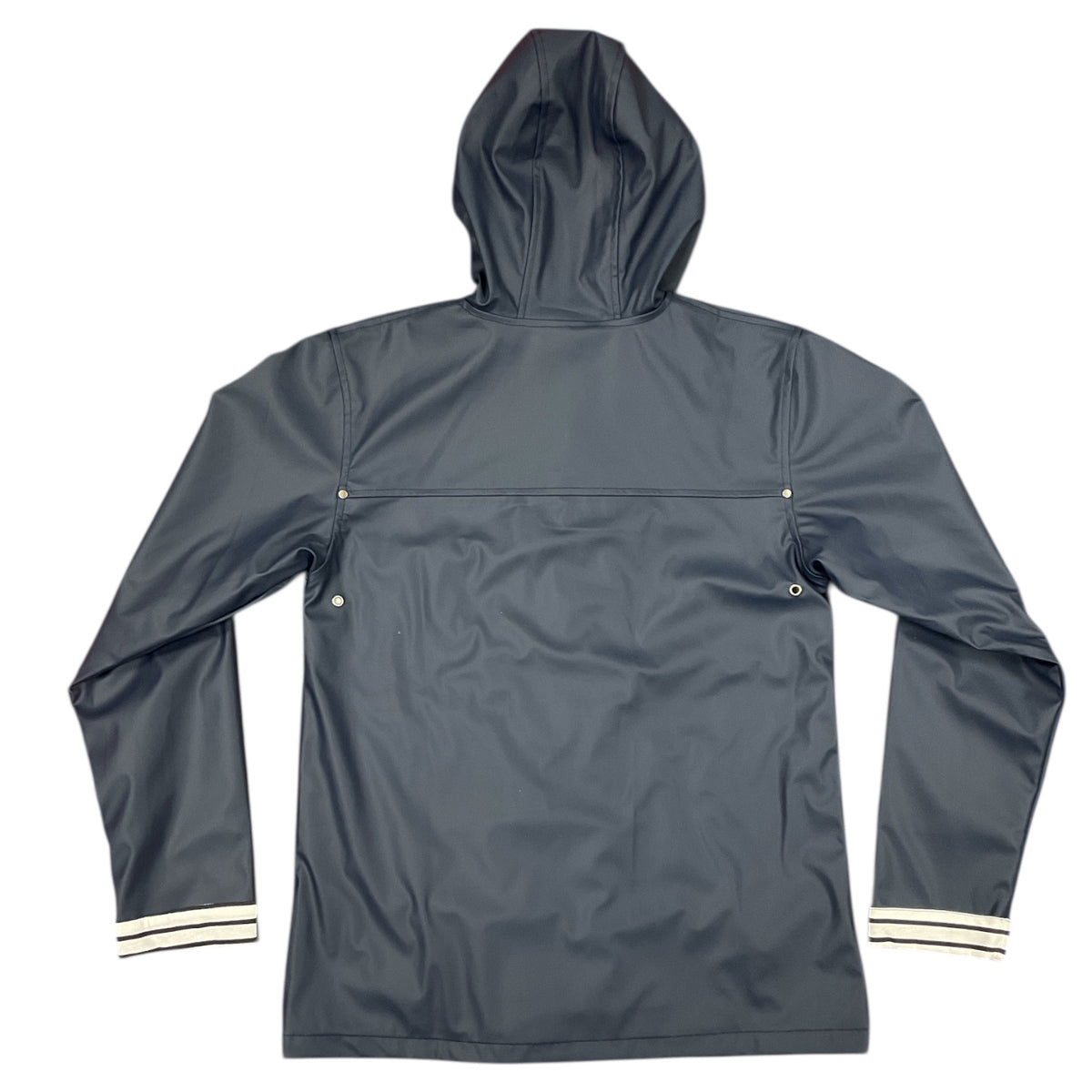 Imperméable unisexe Arseno – imperméable Bleu Navy vue de dos