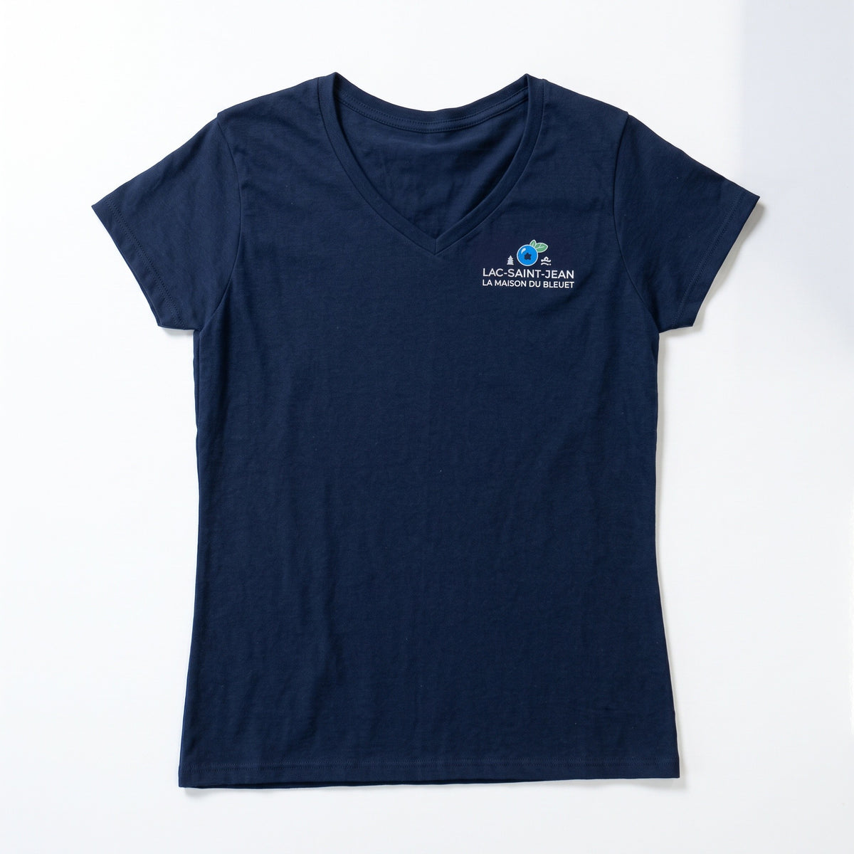 T-shirt à col V pour femme – photo du produit 9