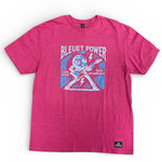 T-shirt unisexe Bleuet Power – rose Heliconia avec dessin à l'avant
