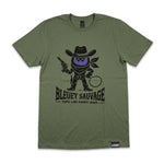 T-shirt unisexe Bleuet sauvage cowboy – photo du produit 14