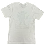 T-shirt unisexe Bleuet sauvage cowboy – blanc vue de dos