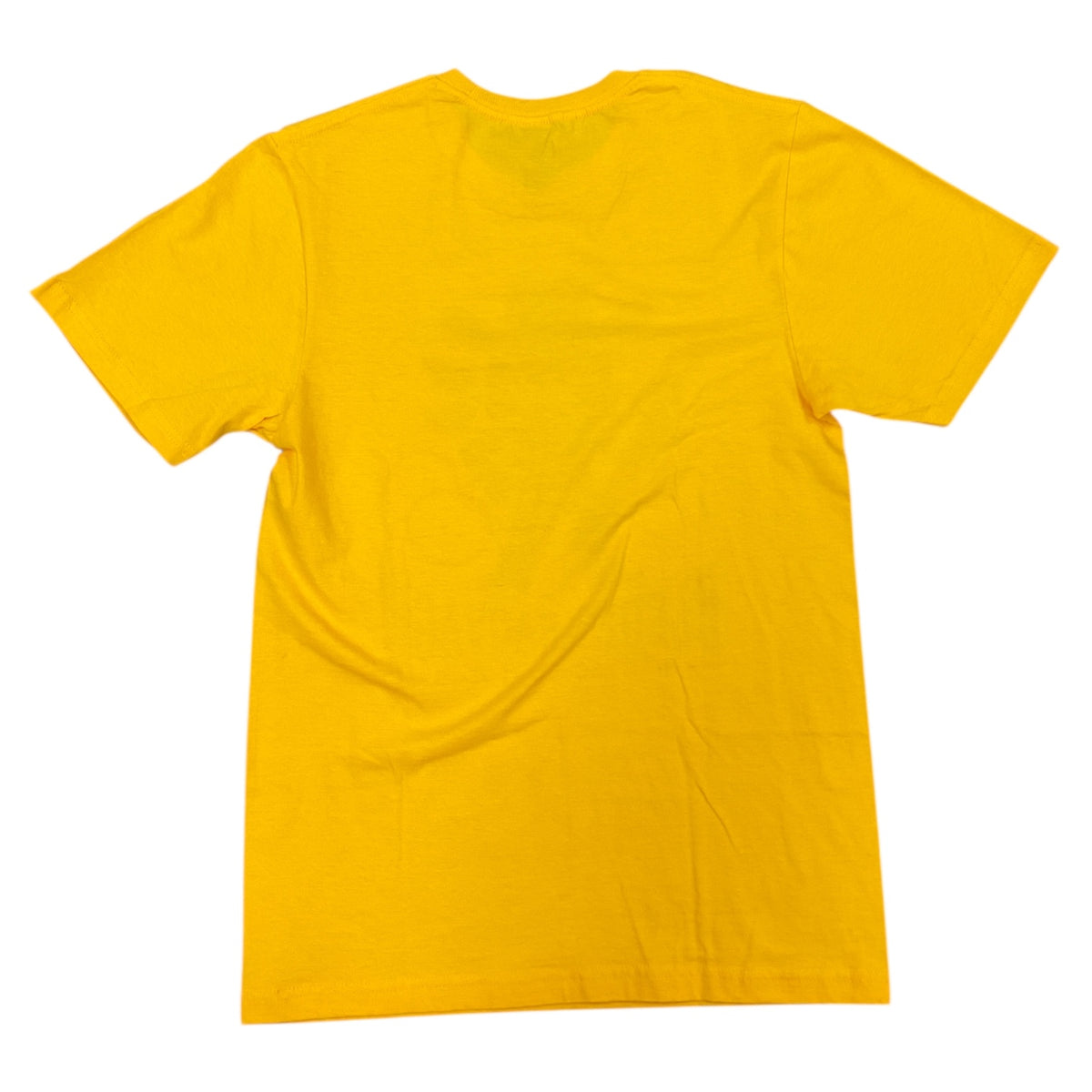T-shirt unisexe Bleuet sauvage cowboy – jaune Or vue de dos