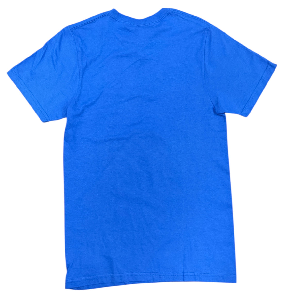 T-shirt unisexe « Mange-moi si t’es game » – bleu Royal vue de dos