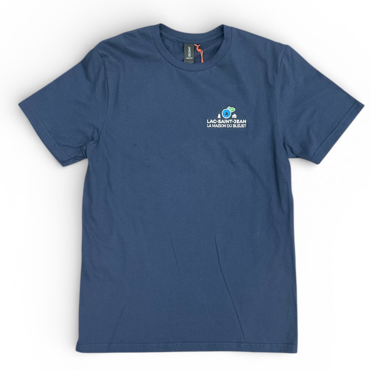 T-shirt unisexe – bleu marine avec broderie